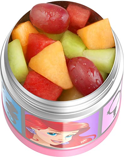 THERMOS FUNTAINER 10 Ounce Stainless Steel Kids Food Jar, Disney Princesses