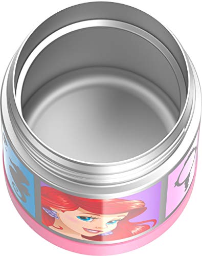 THERMOS FUNTAINER 10 Ounce Stainless Steel Kids Food Jar, Disney Princesses