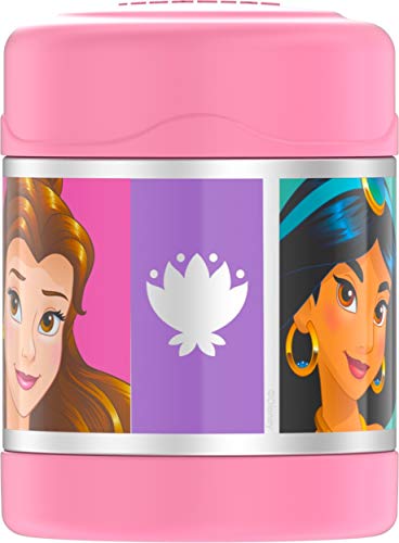 THERMOS FUNTAINER 10 Ounce Stainless Steel Kids Food Jar, Disney Princesses