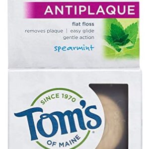 Tom's of Maine Floss Flat-Anti Plaque Spearmint 32 yd String