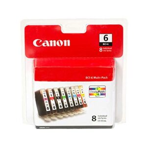 canon bci-6 8 color multi pack compatible to ip8500, i9900