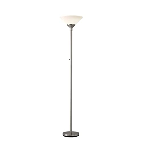 Adesso 7500-22 Floor lamp Aries 300W Torchiere, 73 in, White