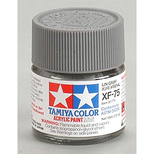 Tamiya Mini Acrylic Paint XF-75 IJN Grey (Kure Arsenal)