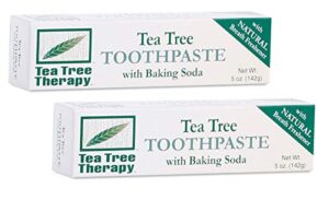 tea tree therapy toothpaste with baking soda 5 oz (pack of 2)