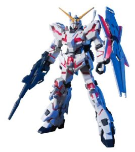 bandai hobby #100 rx-0 unicorn gundam (destroy mode), bandai hguc action figure