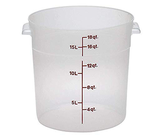 Cambro 18 qt Round Polypropylene Food Storage Container - Camwear®