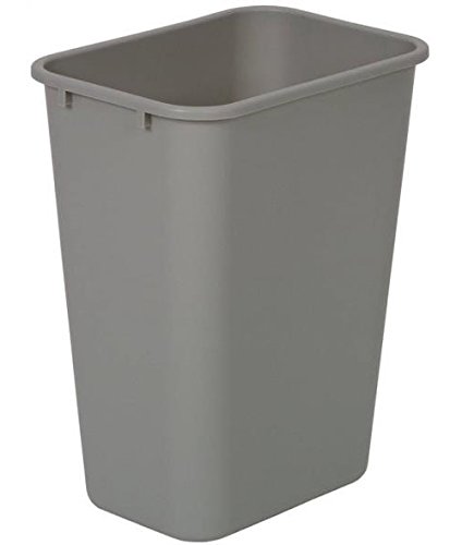 Wastebasket 41.25QT-Grey, EA, 10-0306 Continental MFG Company Waste RECEPTACLES