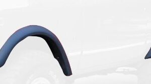 Bushwacker Extend-A-Fender Extended Rear Fender Flares | 2-Piece Set, Black, Smooth Finish | 60002-01 | Fits 1972-1980 International Scout II, 6' Bed