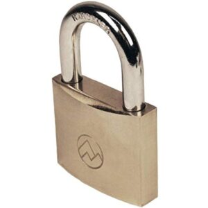 mountain series (bp200-kd) solid brass padlocks, 2″ wide keyed different
