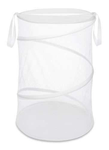 Whitmor 18" Collapsible Laundry Hamper White