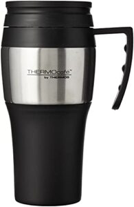 thermos thermocafé steel travel mug-black