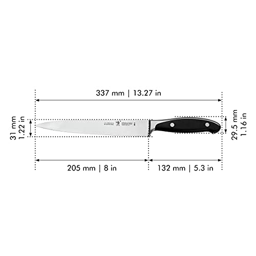 HENCKELS Forged Synergy Carving Knife, 8-inch, Black/Stainless Steel