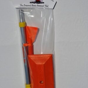 SNO Rake - Model #111-12" Rake/37 Telescoping Aluminum Handle w/Ice Scraper (Made in USA!)