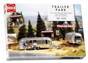 busch 1054 camping trailer park scn ho scale scenery kit