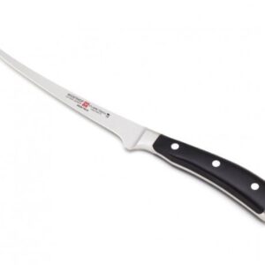 Wusthof Classic IKON Fillet Knife, One Size, Black, Stainless