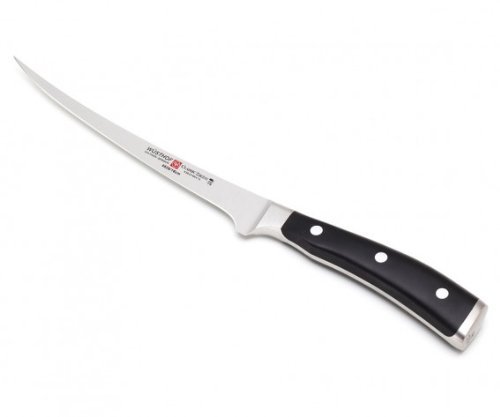 Wusthof Classic IKON Fillet Knife, One Size, Black, Stainless