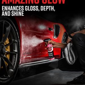 Adam's Detail Spray 16oz - Quick Waterless Detailer Spray for Car Detailing | Polisher Clay Bar & Car Wax Boosting Tech | Add Shine Gloss Depth Paint | Car Wash Kit & Dust Remover