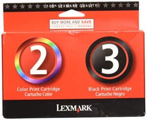 lexmark #2 & #3 mono/color combo pack