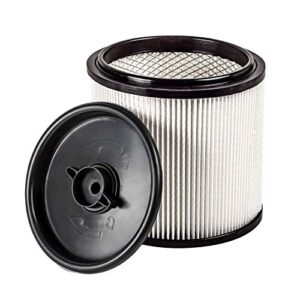 vacmaster hepa material fine dust cartridge filter & retainer, vcfh