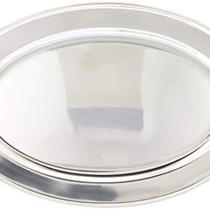 Winco Stainless Steel OPL-18 Oval Platter, 18 11.5-Inch