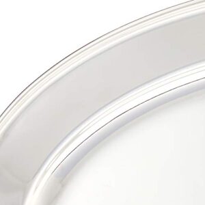 Winco Stainless Steel OPL-18 Oval Platter, 18 11.5-Inch