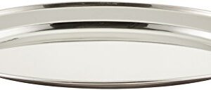 Winco OPL-14 Stainless Steel Oval Platter, 14-Inch by 8.75-Inch