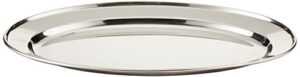 winco opl-14 stainless steel oval platter, 14-inch by 8.75-inch