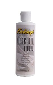 fiebing’s mink oil liquid, 8 oz. – soften, preserves and waterproofs leather