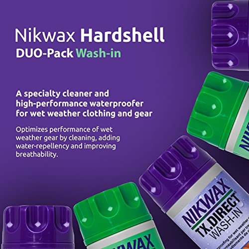 Nikwax Hardshell Cleaning & Waterproofing DUO-Pack, One-Color 20 oz. / 600ml
