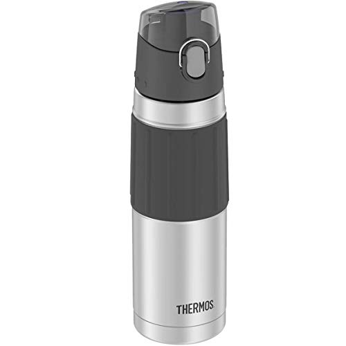 Thermos Vacuum Insulated 18 Ounce Stainless Steel Hydration Bottle, Stainless Steel