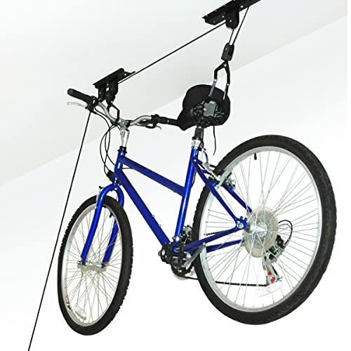 RAD Sportz Bicycle Hoist Quality Garage Storage Bike Lift with 100 lb Capacity Even Works as Ladder Lift Premium Quality