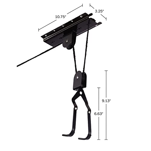 RAD Sportz Bicycle Hoist Quality Garage Storage Bike Lift with 100 lb Capacity Even Works as Ladder Lift Premium Quality