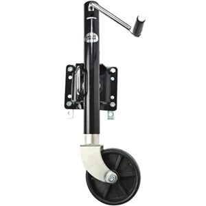 apex tr10-01 heavy duty adjustable swing-up swivel wheel trailer tongue jack