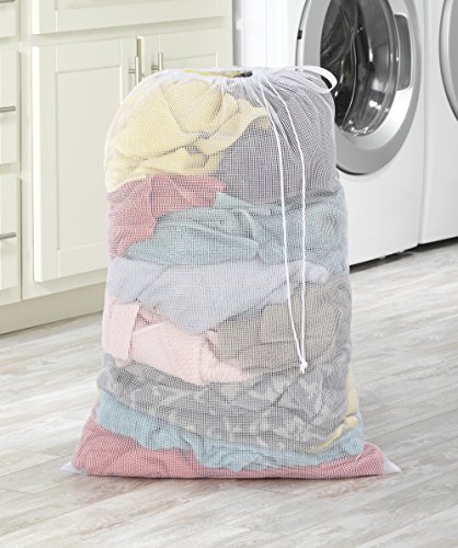 Whitmor Mesh Laundry Bag - White, 6154-111