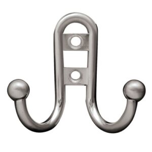 brainerd b46115j-sn-c double robe hook with ball end