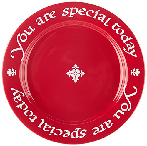 Waechtersbach You Are Special Plate, Birthday Plate or Special Occasion Plate for Celebrations – Red Dinner Plate, Microwave & Dishwasher Safe Cherry Red Plate w/ Pen & Gift Box (10.75”)