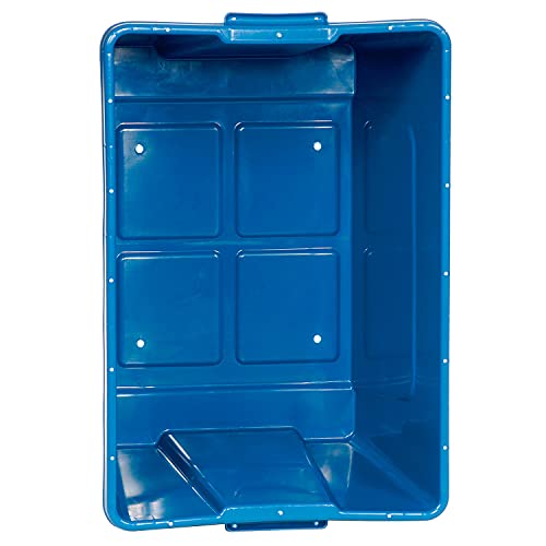 Global Industrial 18 Gallon Recycling Bin, Blue, Plastic