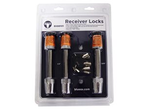 blue ox bx88101 two 1/2 locks and one 5/8 lock kit , orange