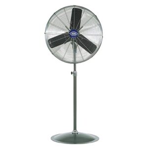 Global Industrial Oscillating Pedestal Fan, 24" Diameter, 1/4HP, 7525CFM