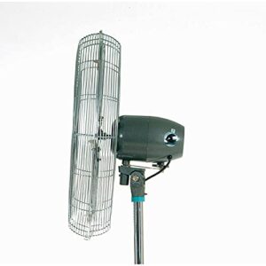 Global Industrial Oscillating Pedestal Fan, 24" Diameter, 1/4HP, 7525CFM