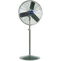 Global Industrial Oscillating Pedestal Fan, 24" Diameter, 1/4HP, 7525CFM