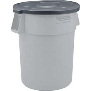 Global Industrial Trash Container Lid for 55 Gallon Garbage Can