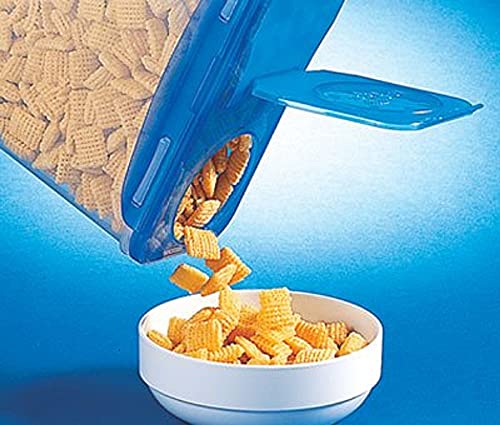 LocknLock Easy Essentials Food lids (flip-top) / Pantry Storage/Airtight containers, BPA Free, top-16.5 Cup-for Cereal, Clear