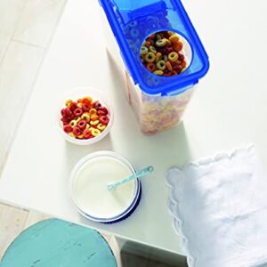 LocknLock Easy Essentials Food lids (flip-top) / Pantry Storage/Airtight containers, BPA Free, top-16.5 Cup-for Cereal, Clear