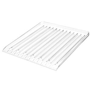 iDesign Forma BPA-Free Plastic Dish Drainer - 12" x 14.25" x 1.5", Clear