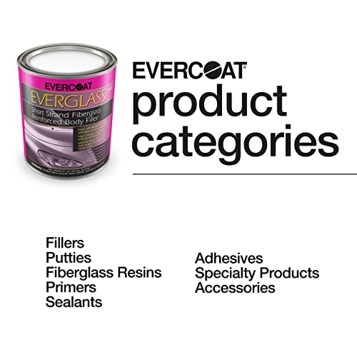 Evercoat Everglass Short Strand Fiberglass Reinforced Filler - Waterproof Filler - 128 Fl Oz