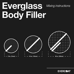 Evercoat Everglass Short Strand Fiberglass Reinforced Filler - Waterproof Filler - 128 Fl Oz