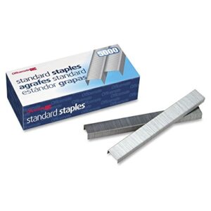 Officemate Standard Staples, 210 per Strip, 20 Sheets Capacity, 5,000 per Box (91900)