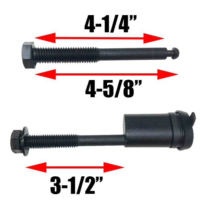 Hollywood Racks Locking Threaded Hitch Pin Bolt with Security Cable Lock Black, 1/2-13 TPI