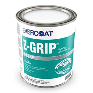 evercoat z-grip lightweight body filler for aluminum, fiberglass & more – 128 fl oz